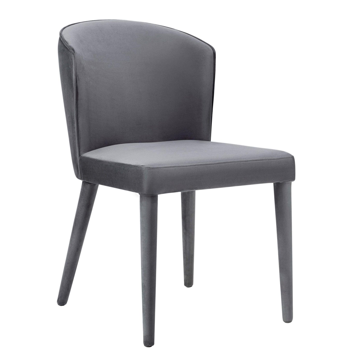 Metropolitan Grey Velvet Chair