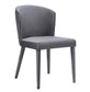 Metropolitan Grey Velvet Chair
