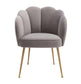 Peony Grey Velvet Dining Chair