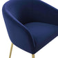 Arya Performance Velvet Navy Dining Chair