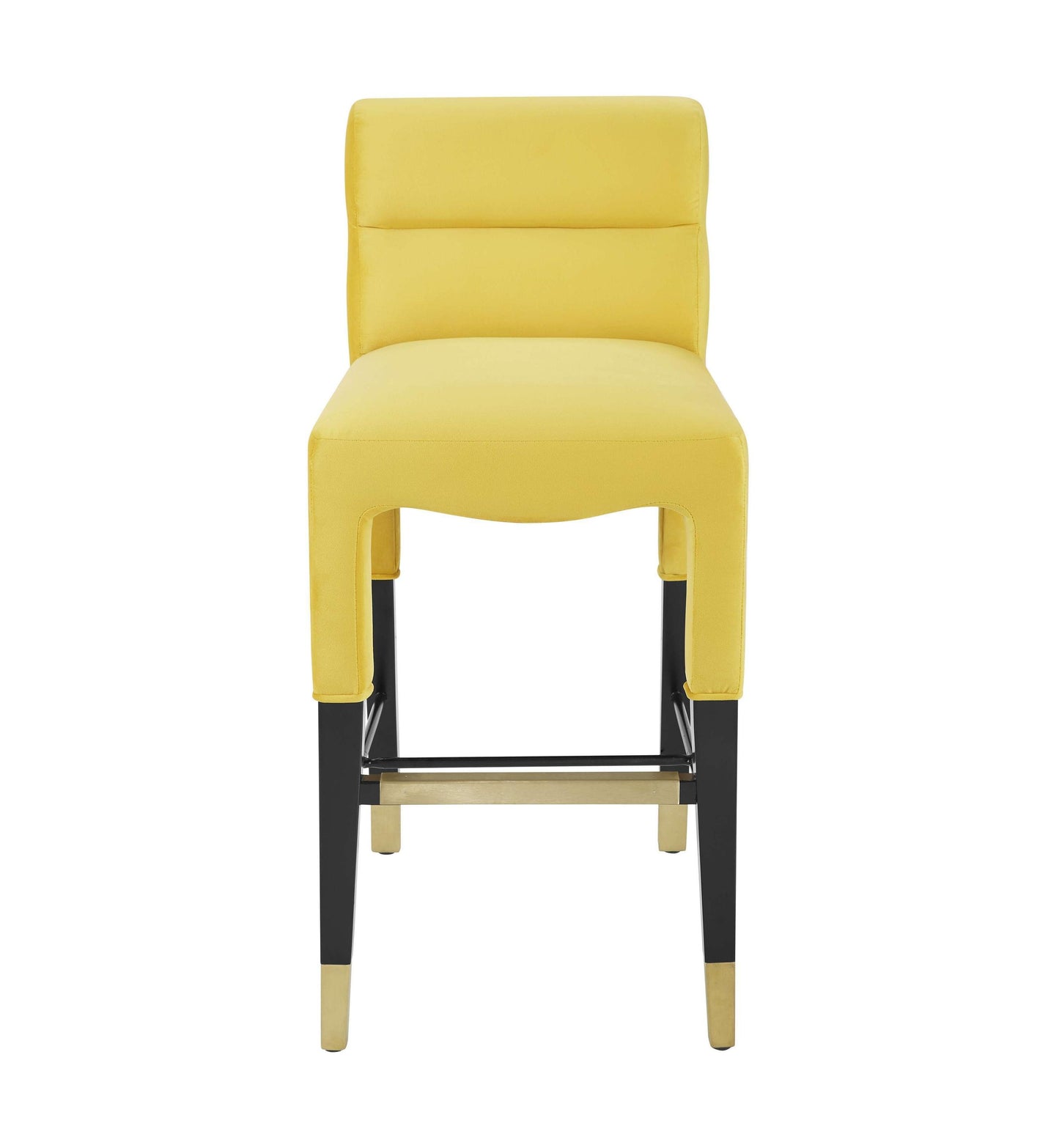Taylor Burnt Gold Velvet Counter Stool