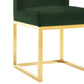 Haute Forest Green Velvet Chair