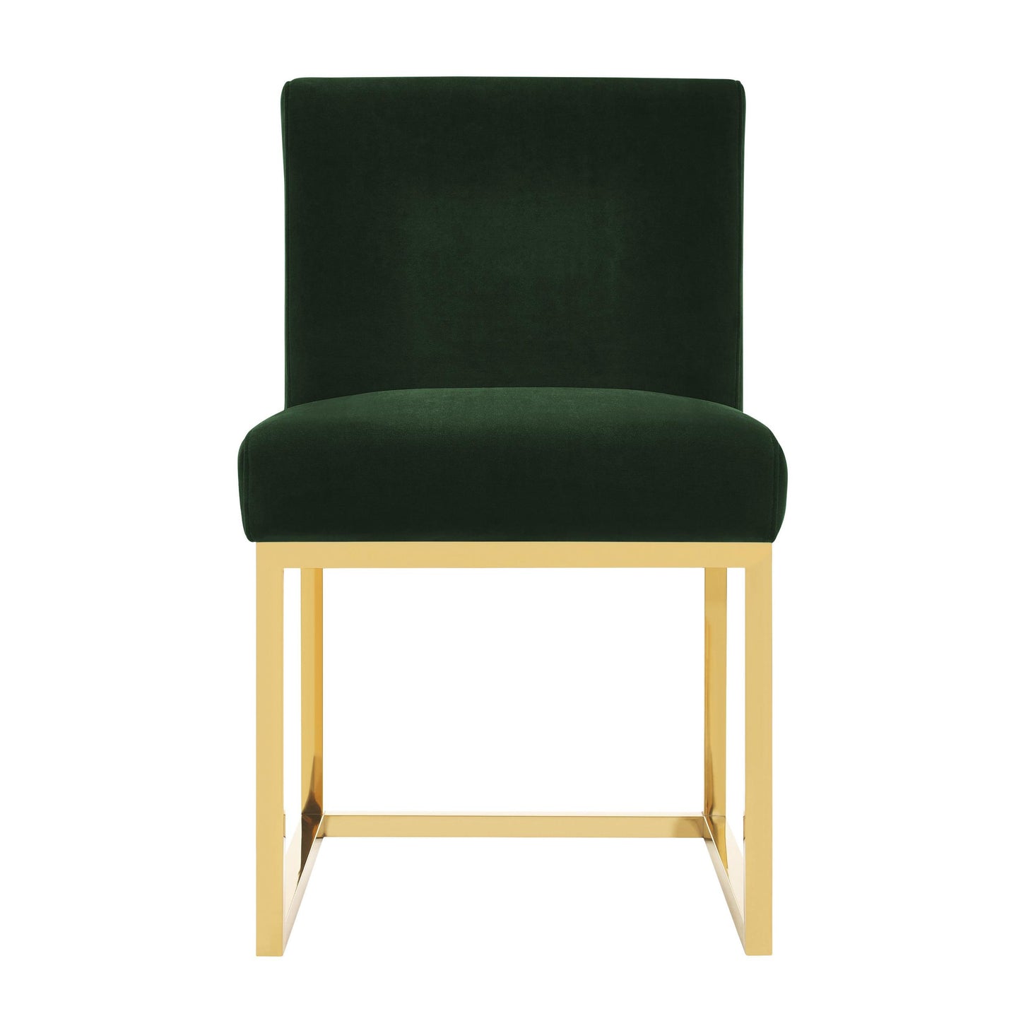 Haute Forest Green Velvet Chair