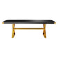 Adeline Black Lacquer Dining Table
