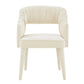 Zora Cream Velvet Dining Chair