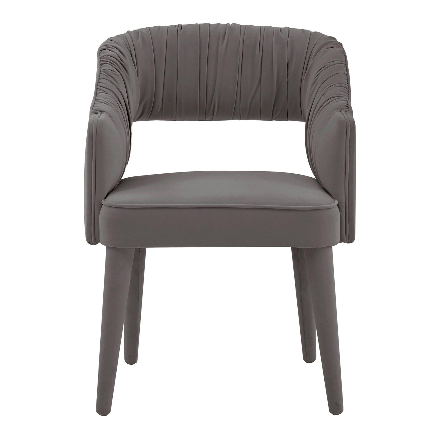 Zora Grey Velvet Dining Chair