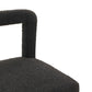 Hazel Black Boucle Dining Chair