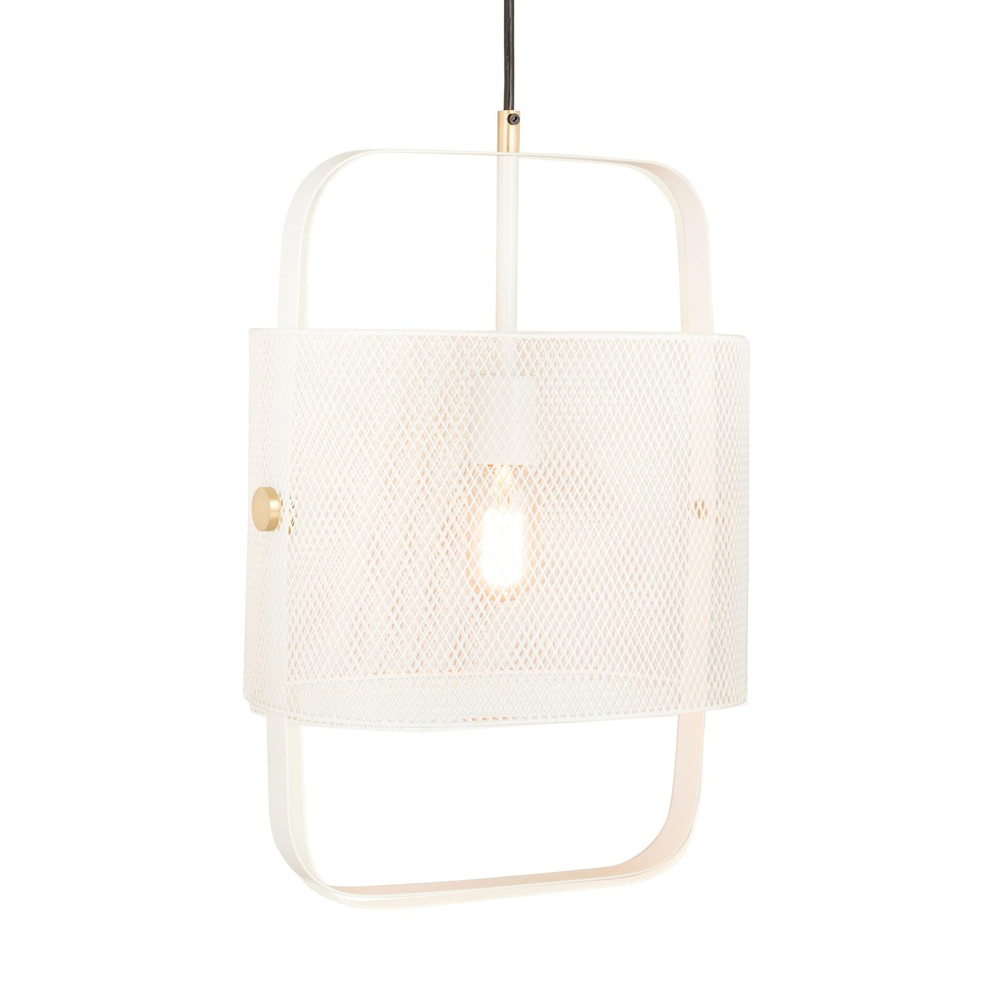 Klaus White Metal Pendant