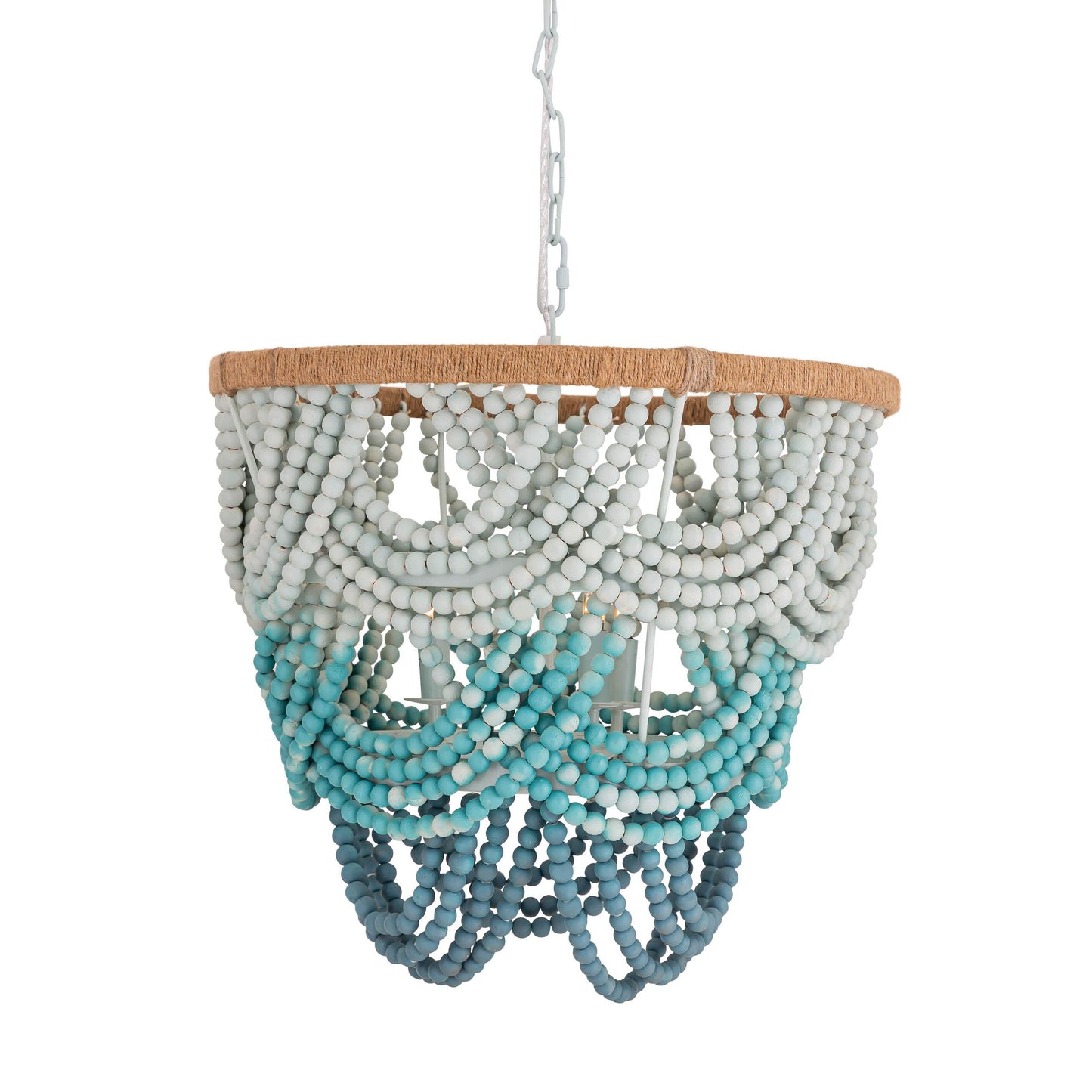Jade Beaded Chandelier