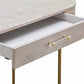 Brandyss White Burl Console / Desk