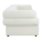 Elsa Cream Velvet Sofa by Inspire Me! Home Decor