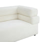 Elsa Cream Velvet Sofa by Inspire Me! Home Decor