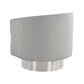 Stella Grey Velvet Swivel Chair - Silver Base by Inspire Me! Home D(eback)cor