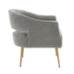 Diana Grey Velvet Accent Chair by Inspire Me! Home Decor