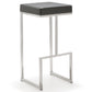 Ferrara Grey Steel Barstool (Set of 2)