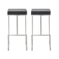 Ferrara Grey Steel Barstool (Set of 2)