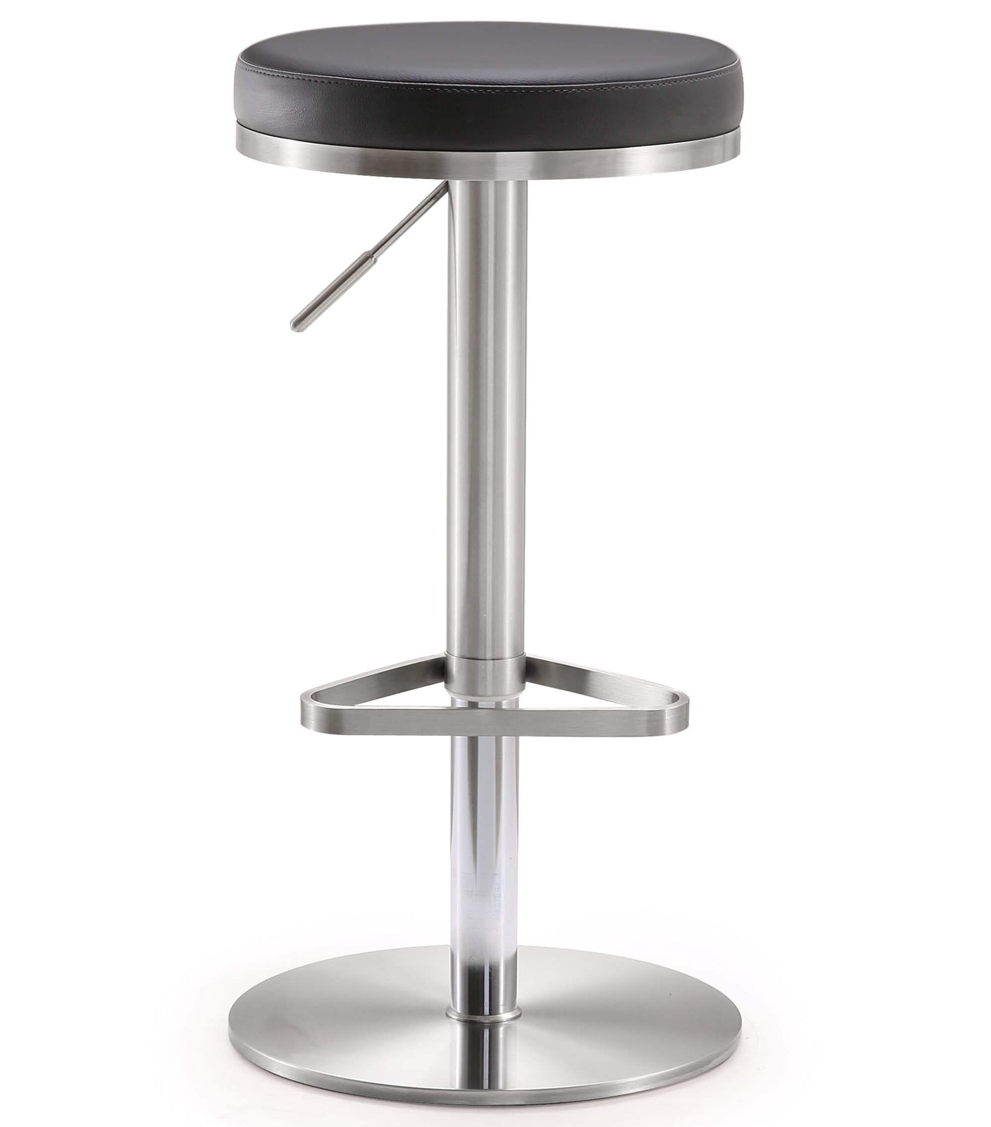 Fano Black Stainless Steel Barstool