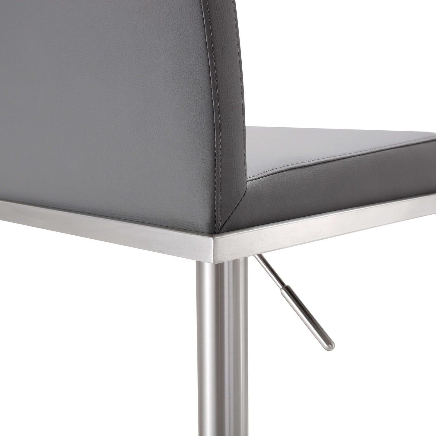 Amalfi Grey Stainless Steel Barstool