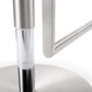 Amalfi White Stainless Steel Barstool