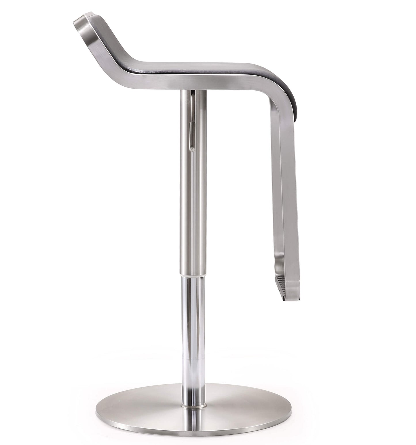 Napoli Black Stainless Steel Barstool