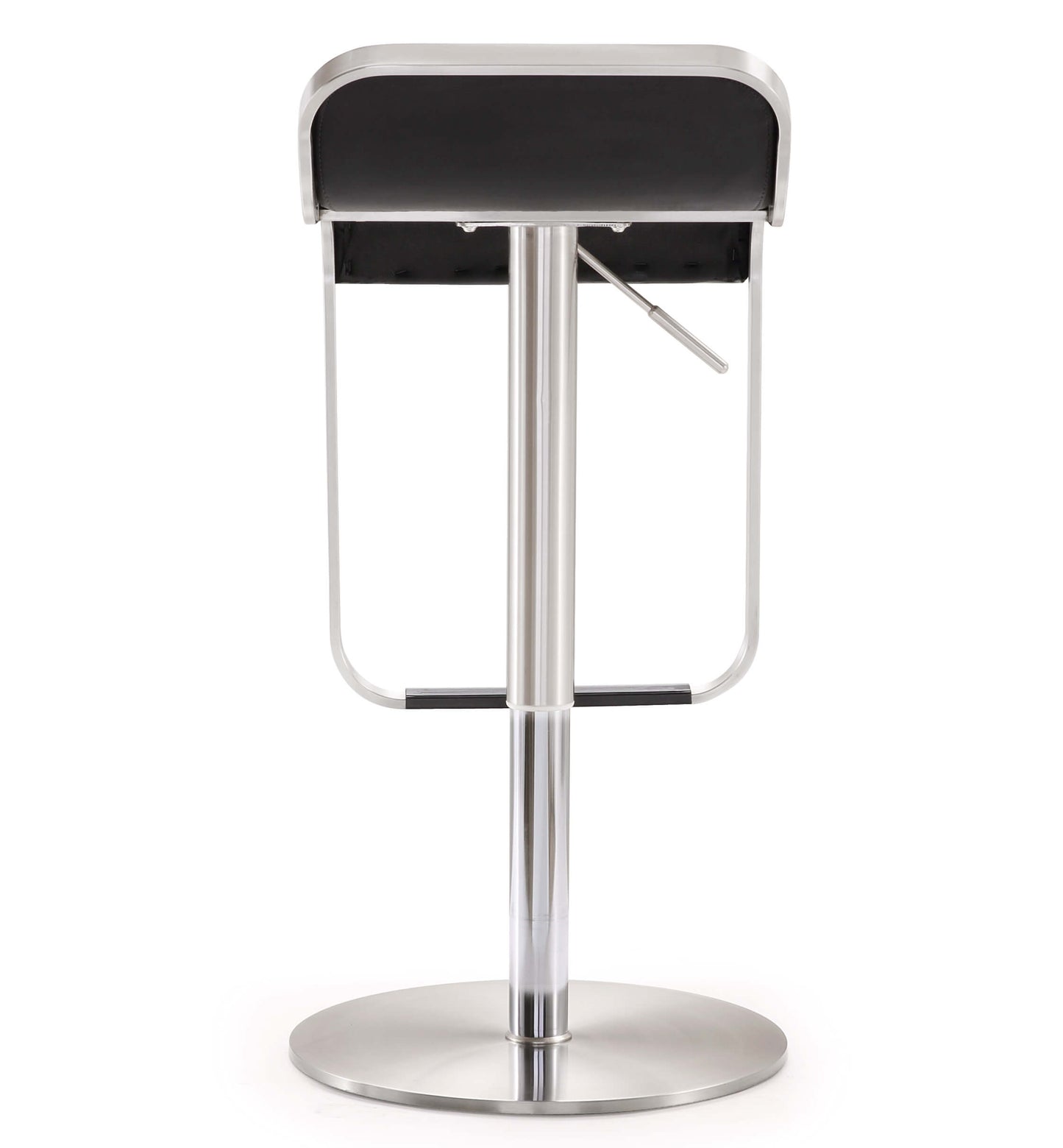 Napoli Black Stainless Steel Barstool