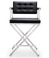 Director Black Steel Counter Stool