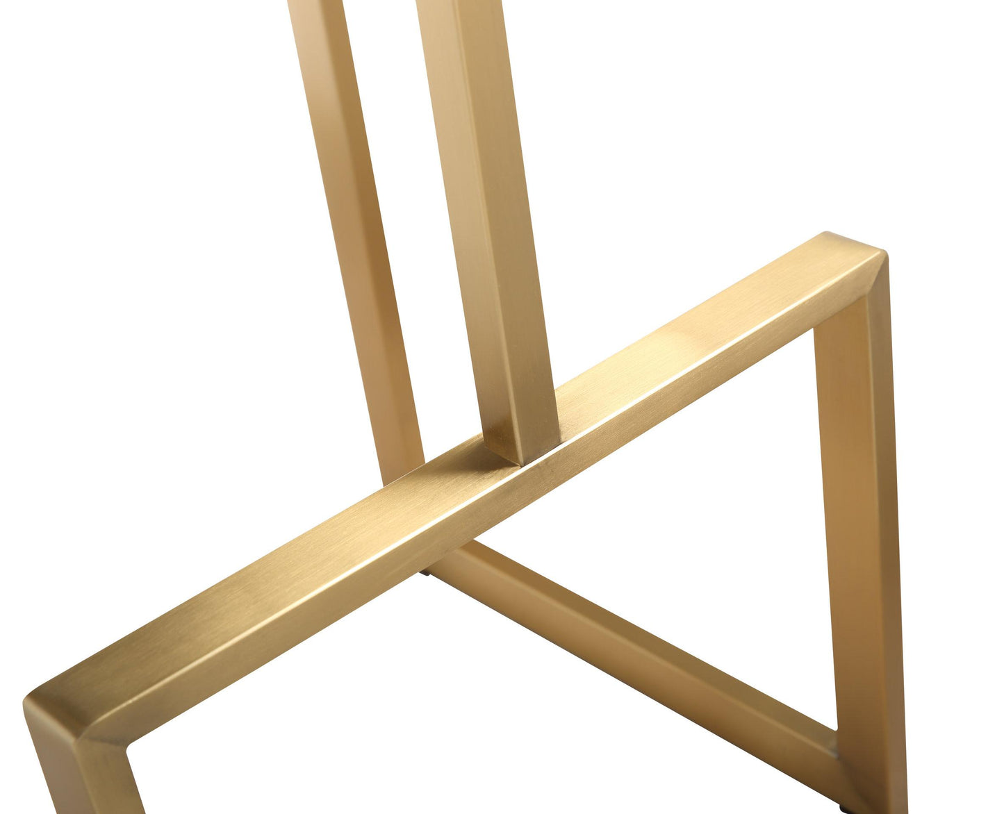 Ferrara White Gold Steel Barstool (Set of 2)