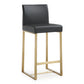 Denmark Black Gold Steel Counter Stool (Set of 2)
