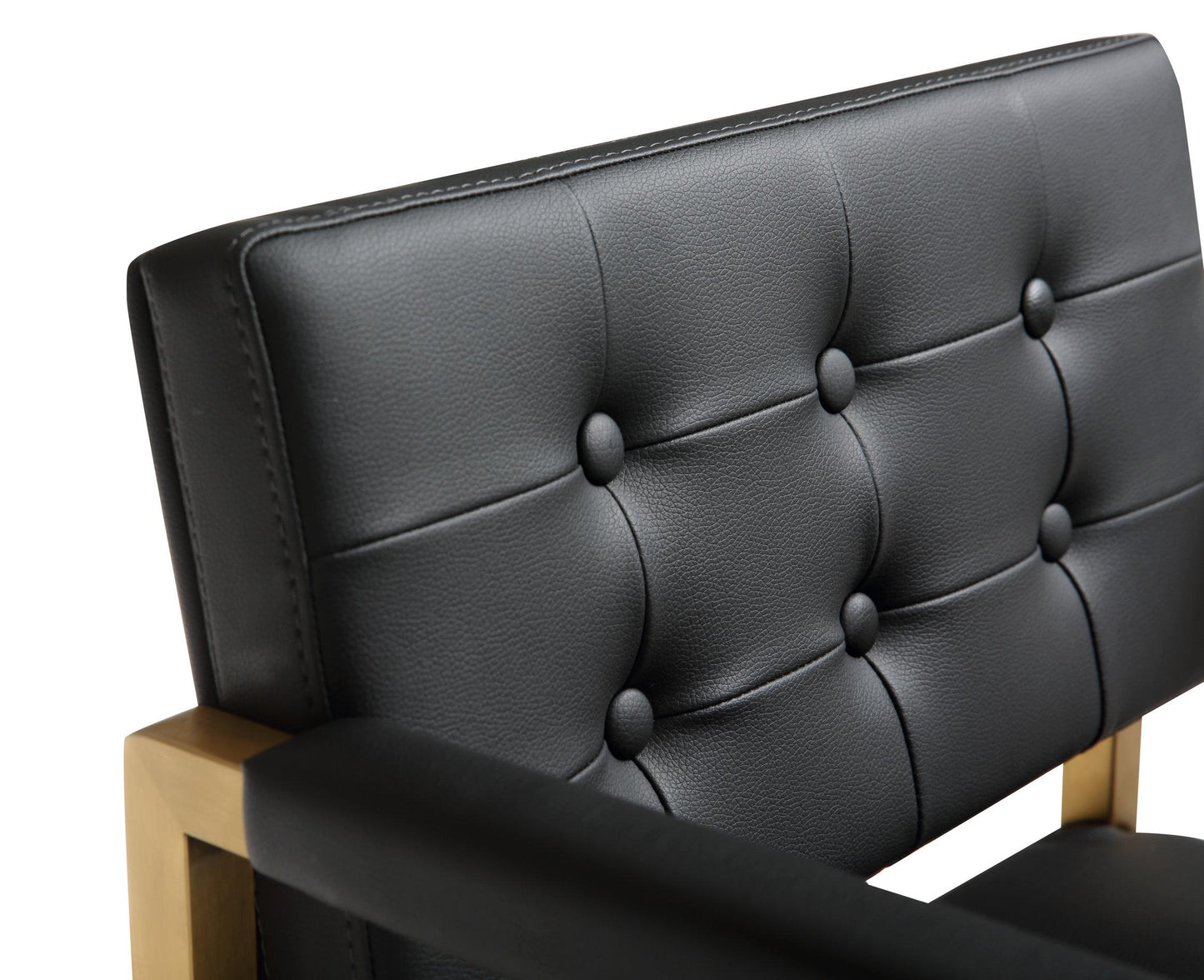 Director Black Gold Steel Barstool