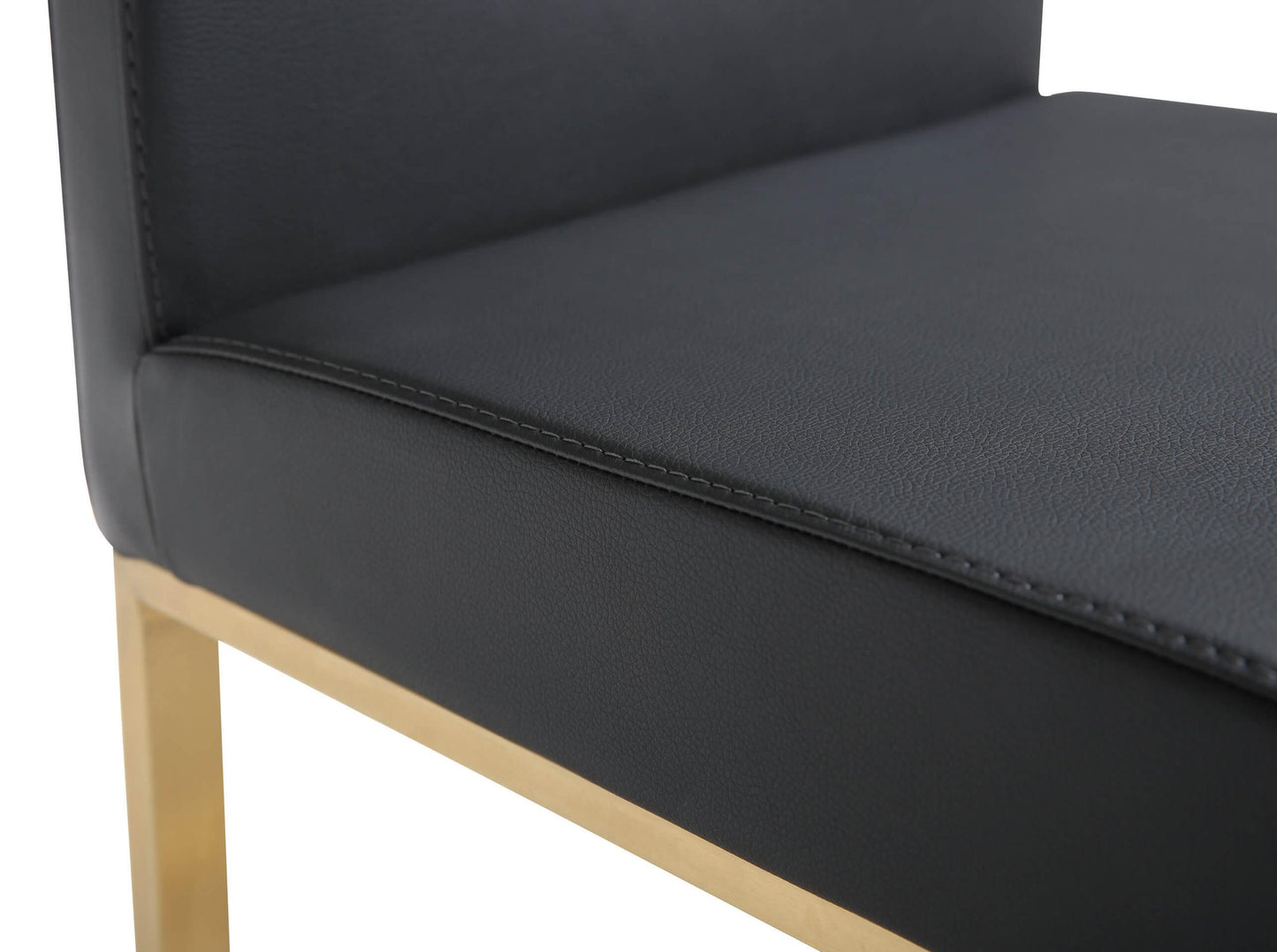 Denmark Black Gold Steel Counter Stool (Set of 2)