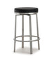 Pratt Black Steel Counter Stool (Set of 2)