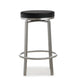 Pratt Black Steel Counter Stool (Set of 2)