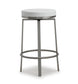 Pratt White Steel Counter Stool (Set of 2)