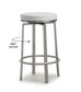 Pratt White Steel Counter Stool (Set of 2)