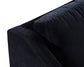 Milan Black Velvet Sofa