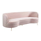 Flare Blush Velvet Sofa