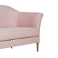 Plato Blush Velvet Sofa