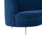 Flare Navy Velvet Sofa