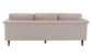 Porter Blush Velvet Sofa