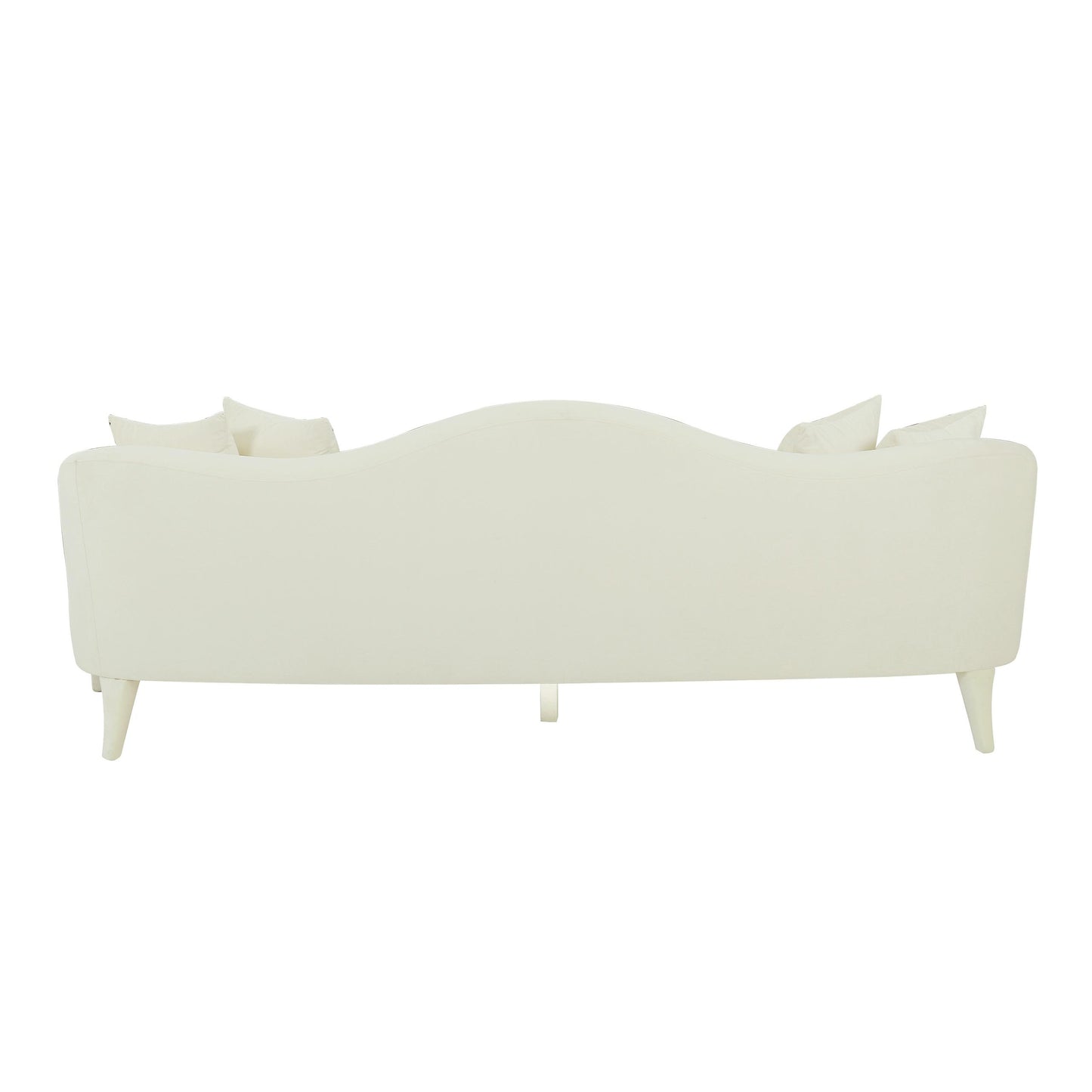 Naya Cream Velvet Sofa