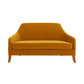 Neveah Turmeric Velvet Loveseat