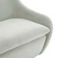 Cellia Light Grey Velvet Loveseat