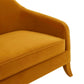 Neveah Turmeric Velvet Loveseat