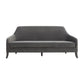 Neveah Grey Velvet Sofa