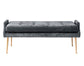 Eileen Grey Slub Velvet Bench