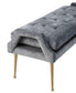 Eileen Grey Slub Velvet Bench