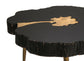 Timber Black and Brass Coffee Table