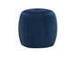 Sommer Navy Velvet Ottoman