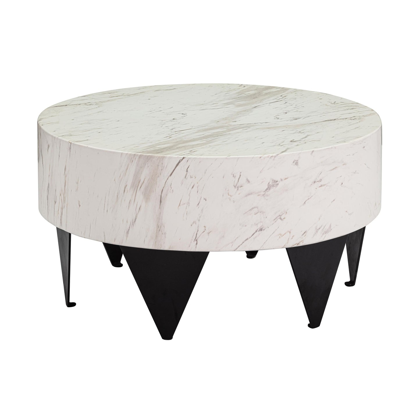 Mimi White Marble Coffee Table