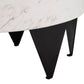 Mimi White Marble Coffee Table